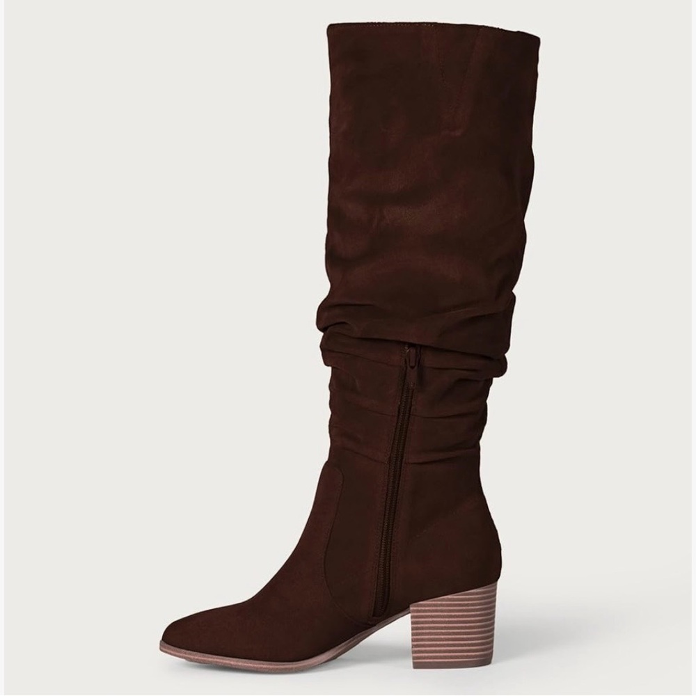 Elegant Brown Knee-High Women's Boots